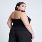 Asym Halter With Hardware Detail image number null