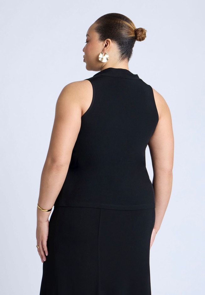 Cowl Halter Top image number null
