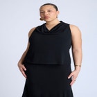 Cowl Halter Top image number null