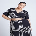 Printed Wrap Top image number null