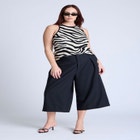 Printed Sweater Tank image number null