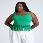 Fringe Crop Top image number null