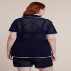 Crochet Sweater Tee image number null