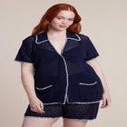 Crochet Sweater Tee image number null