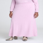 Flared Sweater Maxi Skirt image number null