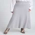 Flared Sweater Maxi Skirt image number null