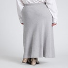 Flared Sweater Maxi Skirt image number null