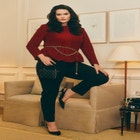 Velvet Peplum Bubble Hem Jacket image number null