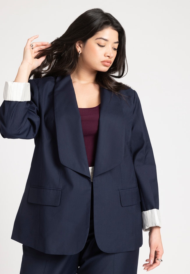 Oversized Blazer With Cuff image number 1