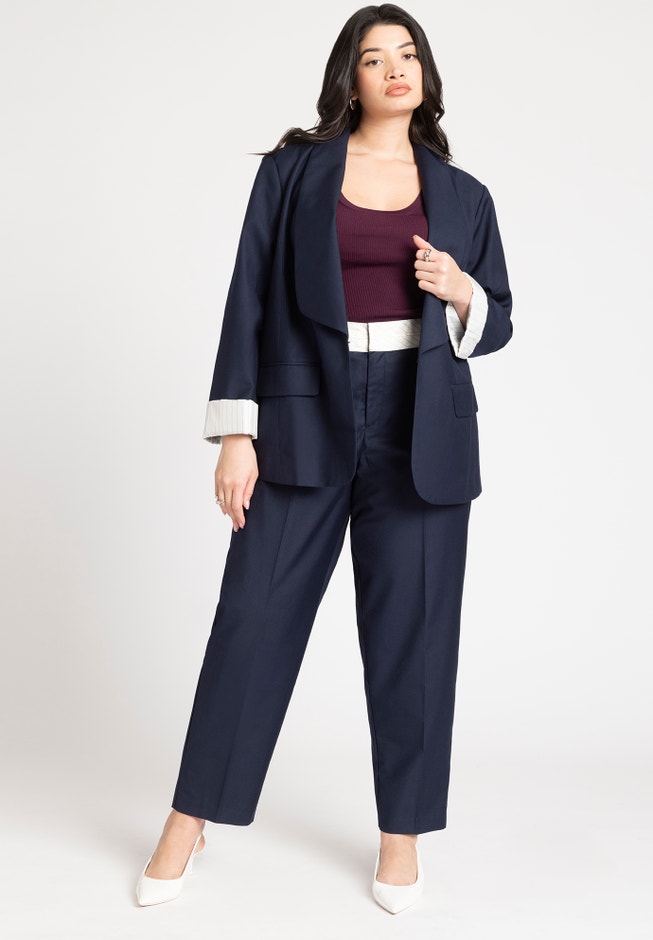 Oversized Blazer With Cuff image number 3