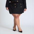 Tweed Skort With Buttons image number null