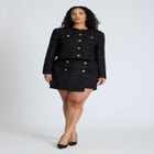 Tweed Skort With Buttons image number null