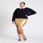 Paillette Sequin Mini Skirt image number null