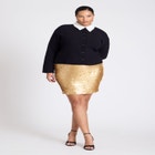 Paillette Sequin Mini Skirt image number null