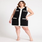 Preppy Mini Sweater Dress image number null