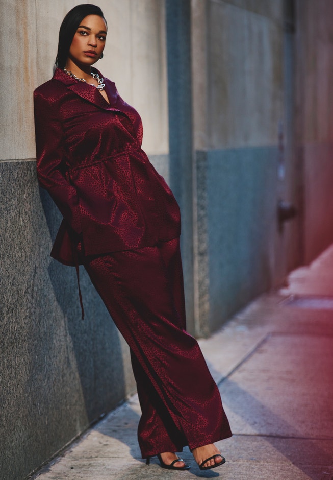 Wide Waistband Trouser image number 3