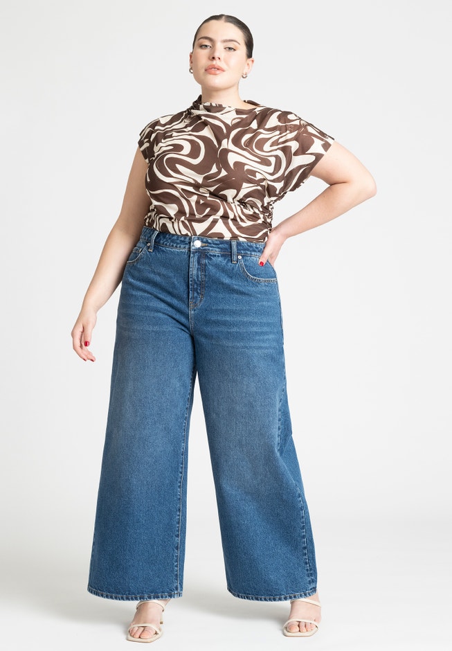 Draped Asym Top image number null
