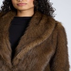 Long Faux Fur Coat image number null