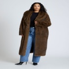 Long Faux Fur Coat image number null
