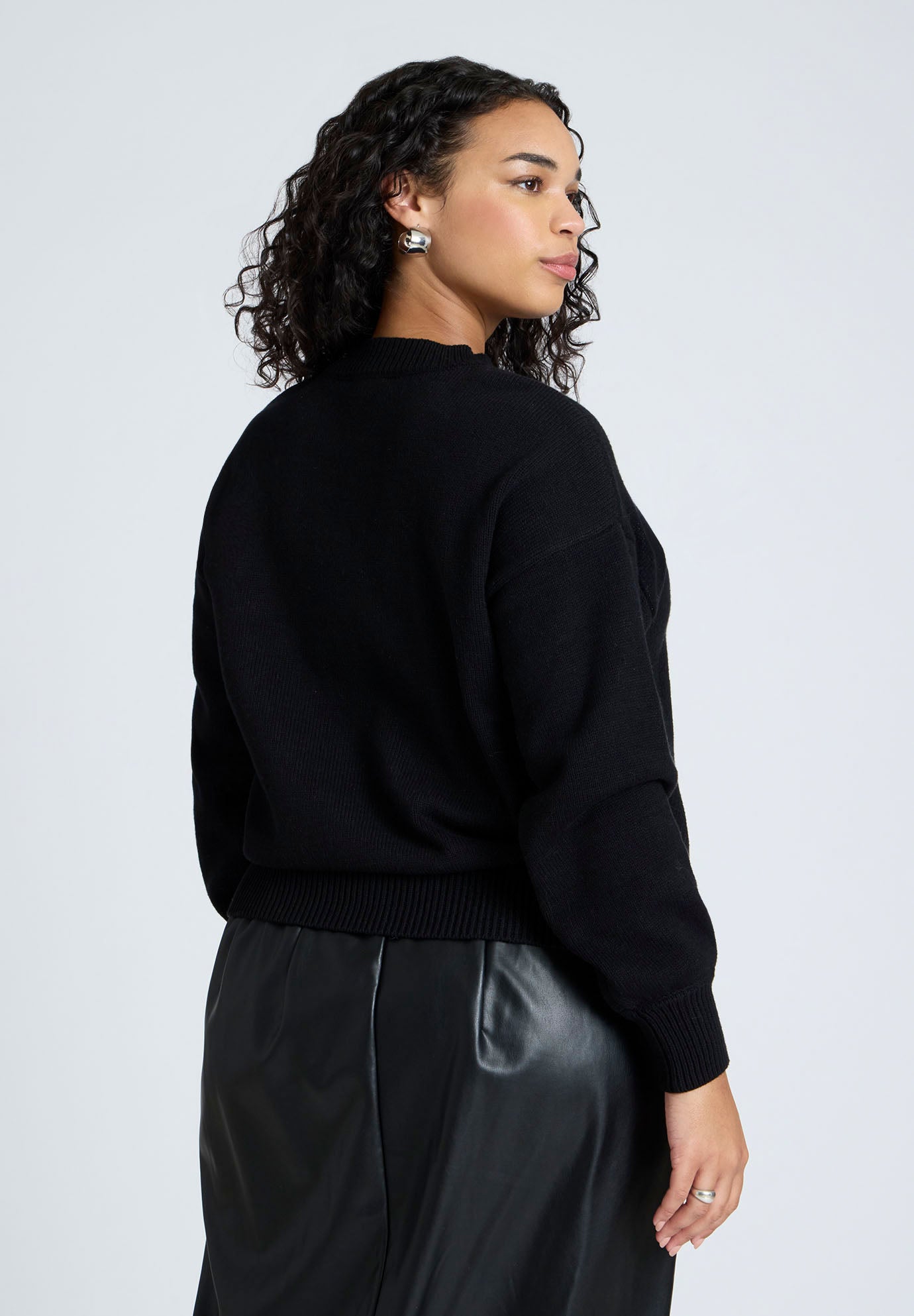 Bow Intarsia Sweater image number 1