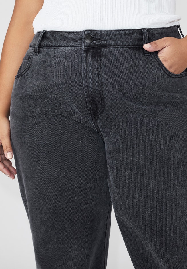 The Yvette Rigid Wide Leg Jean image number 3