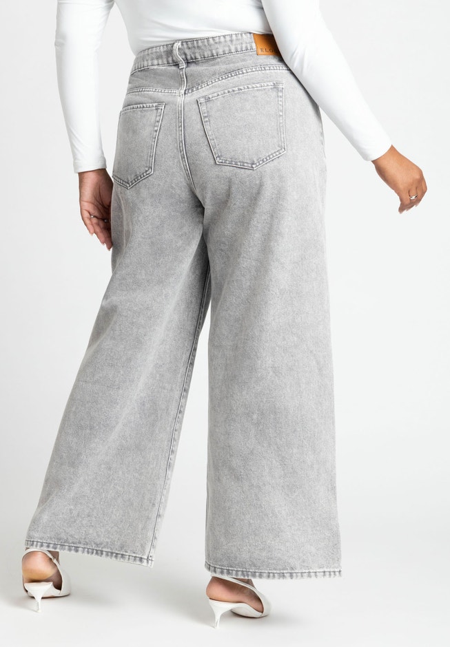 The Yvette Rigid Wide Leg Jean image number 3