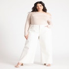 The Yvette Rigid Wide Leg Jean image number null