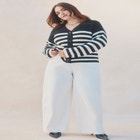 The Yvette Rigid Wide Leg Jean image number null