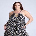 Hardware Detail Trapeze Maxi Dress image number null