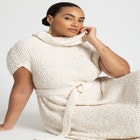 Cocoon Sweater Dress image number null