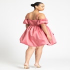 Dramatic Bow Mini Dress image number null