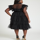 Dramatic Ruffle Midi Dress image number null