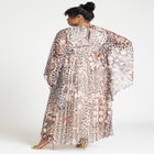 Dramatic Sleeve Flared Dress image number null