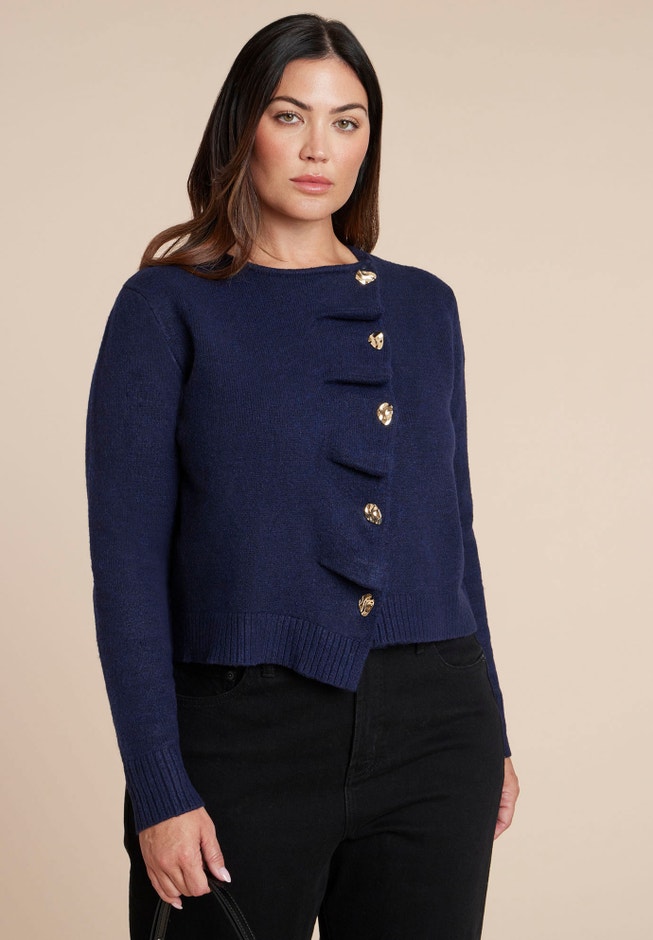 Pleated Cardigan image number 0