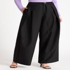 Pleat Detail Trouser With Long Belt image number null