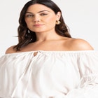Off The Shoulder Detail Blouse image number null