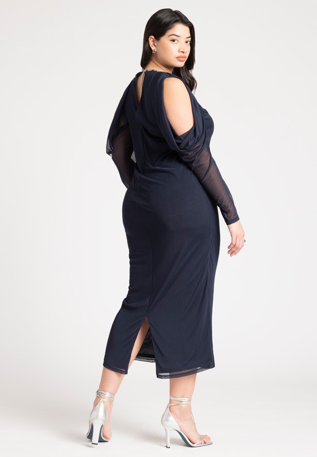 Cold Shoulder Maxi Dress image number 1