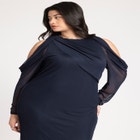 Cold Shoulder Maxi Dress image number null