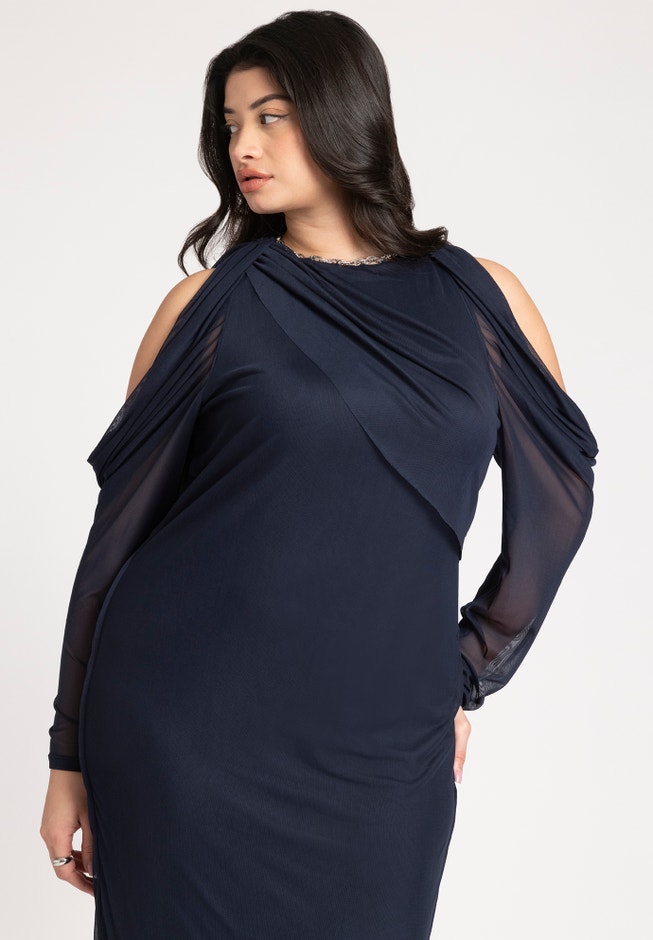 Cold Shoulder Maxi Dress image number 2