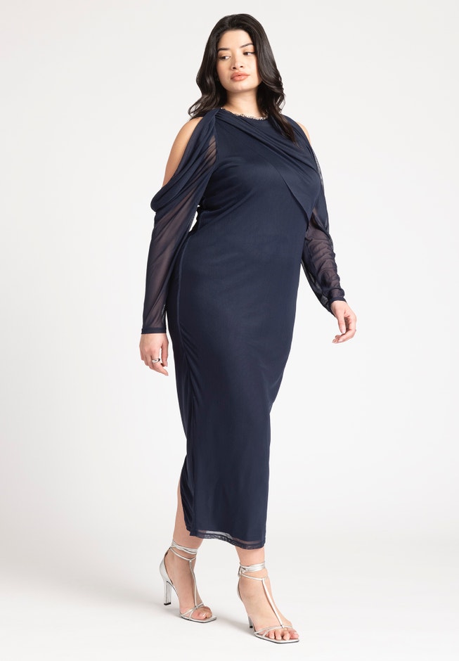 Cold Shoulder Maxi Dress image number 0