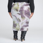 Printed Sequin Midi Skirt image number null