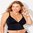 Essential Cropped Tankini Top image number null