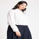 Cropped Collared Shirt image number null
