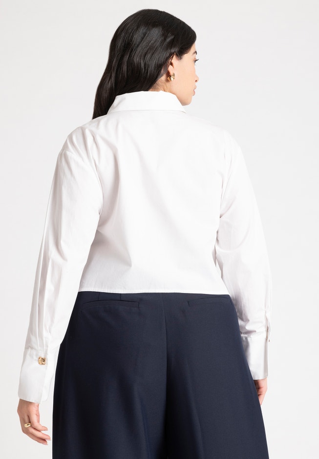 Cropped Collared Shirt image number 2