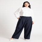 Cropped Collared Shirt image number null