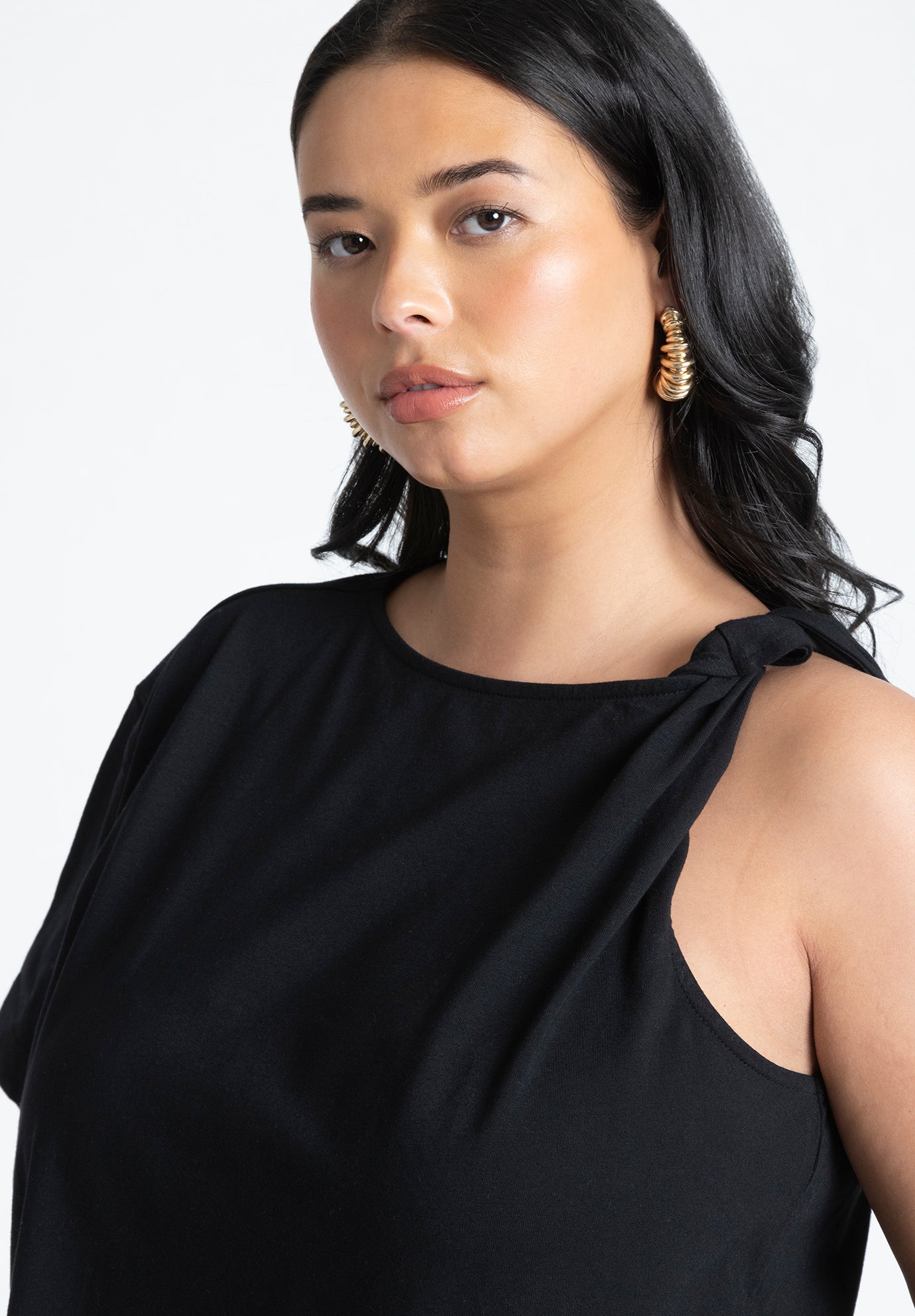 Twist Shoulder Tee image number 1