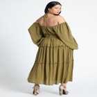 Tiered Ruffle Maxi Dress image number null