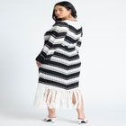 Crochet Maxi Dress With Fringe image number null