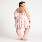 Ruffle Halter Neck Mini Dress image number null