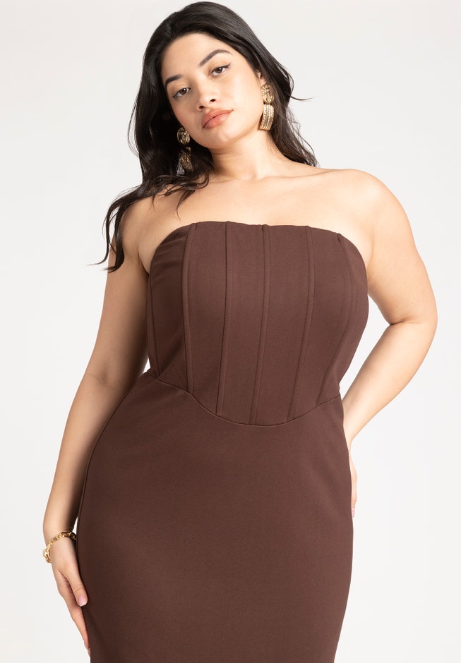 Corset Column Dress image number 2